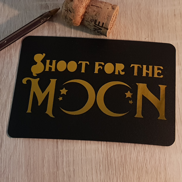Carte shoot for the moon or