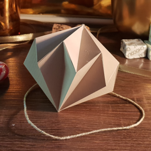 Boule Origami Kraft
