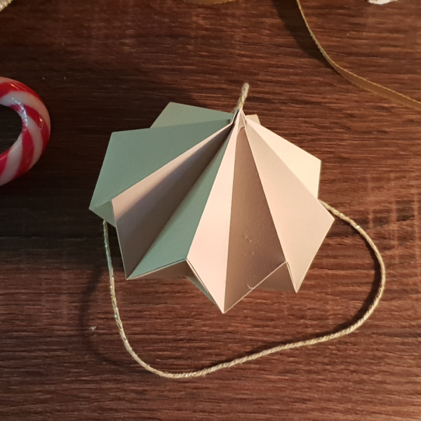 Boule Origami Kraft Detail