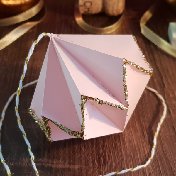 Boule_Origami_Rose_Paillettes