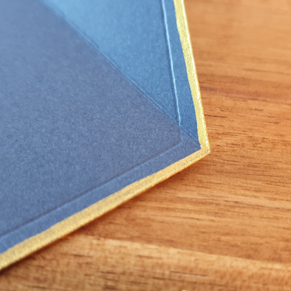 Cartenveloppe Bleue Detail